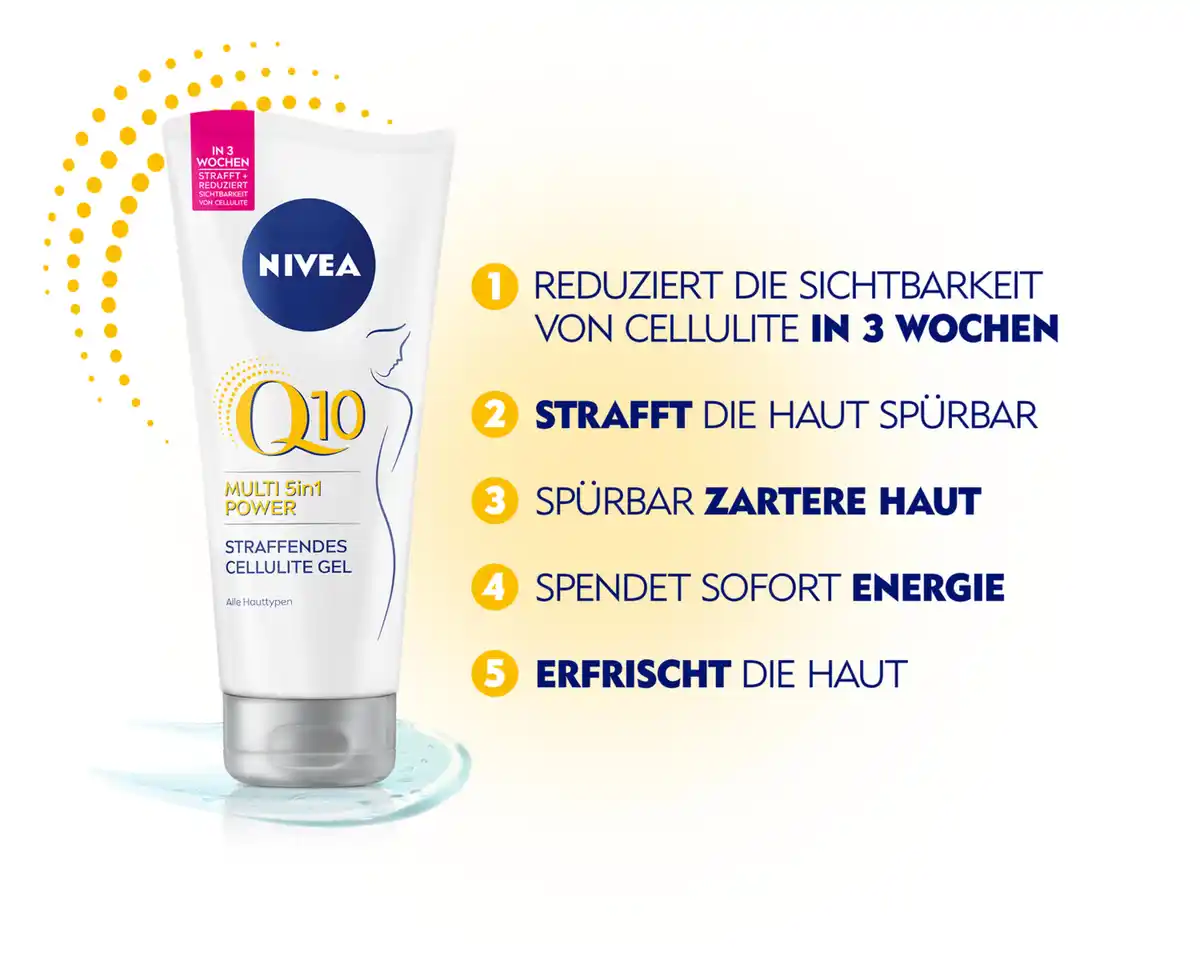 Bild 3 von NIVEA Multi 5in1 Power straffendes Cellulite Gel, 200 ml