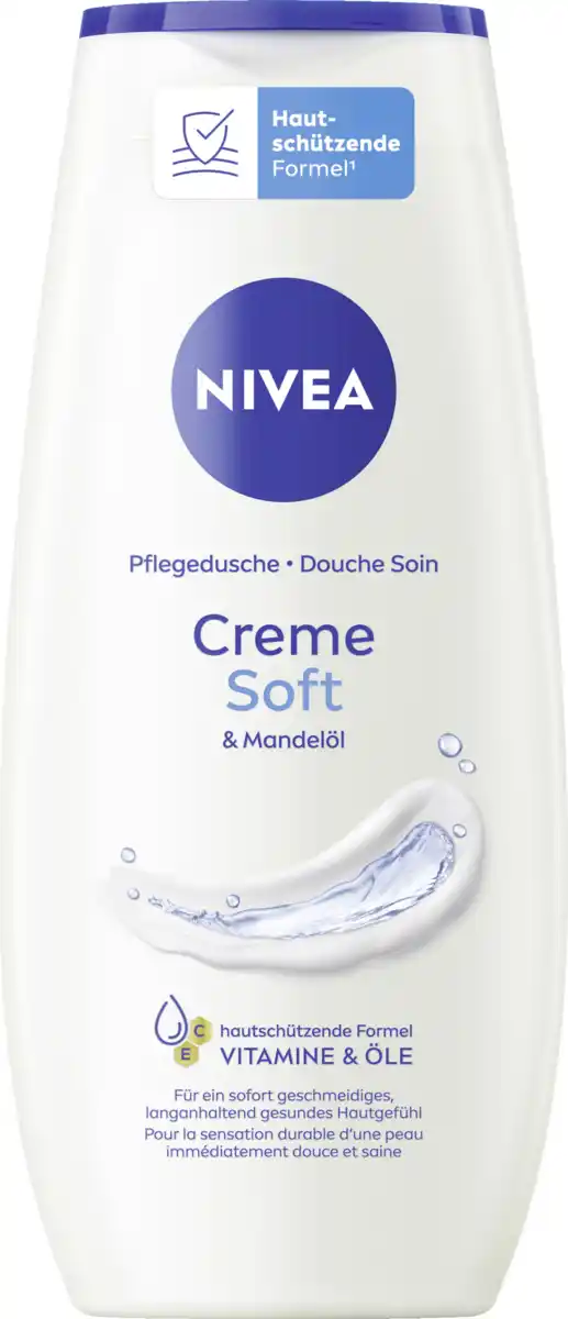 Bild 1 von NIVEA Pflegedusche Creme Soft & Mandelöl, 250 ml