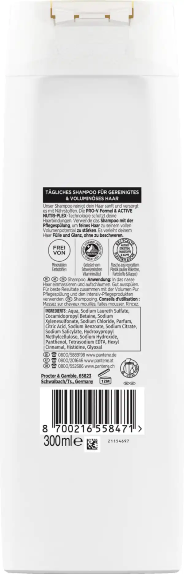 Bild 2 von Pantene Pro-V Haarshampoo Volumen Pur, 300 ml