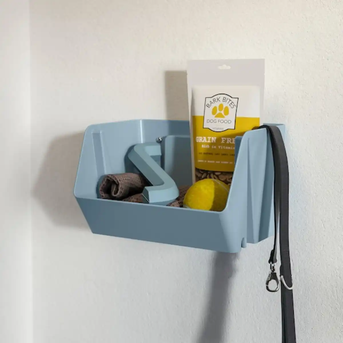 Bild 4 von FODERTRÅG Schreibtisch-/Wandaufbewahrung, graublau 25x18x15 cm