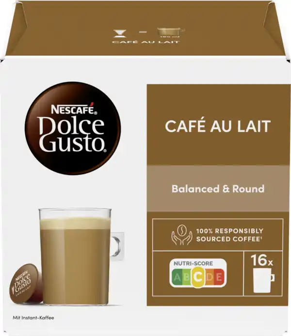 Bild 1 von Nescafé Dolce Gusto Café au Lait Kaffeekapseln, 160 g