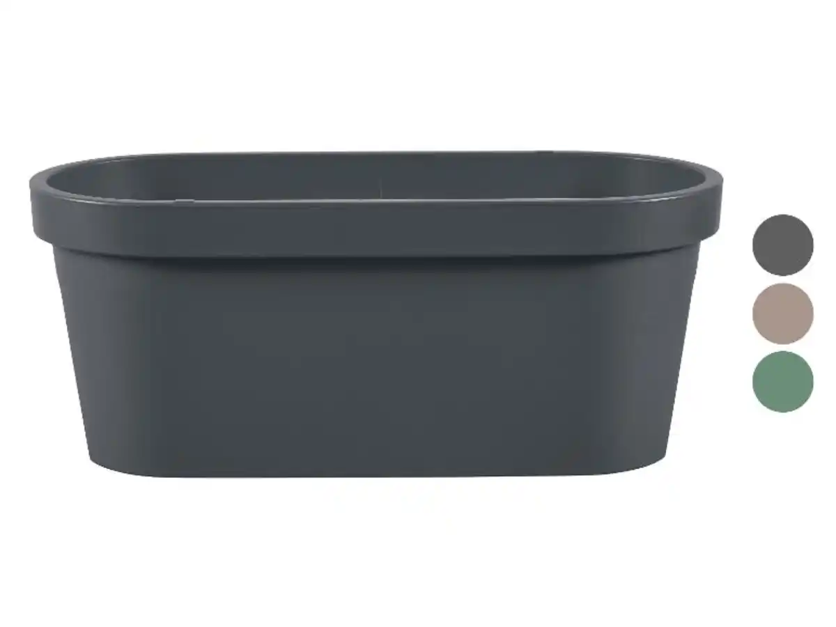 Bild 1 von Geländer-Blumentopf, aus 100 % recyceltem Plastik