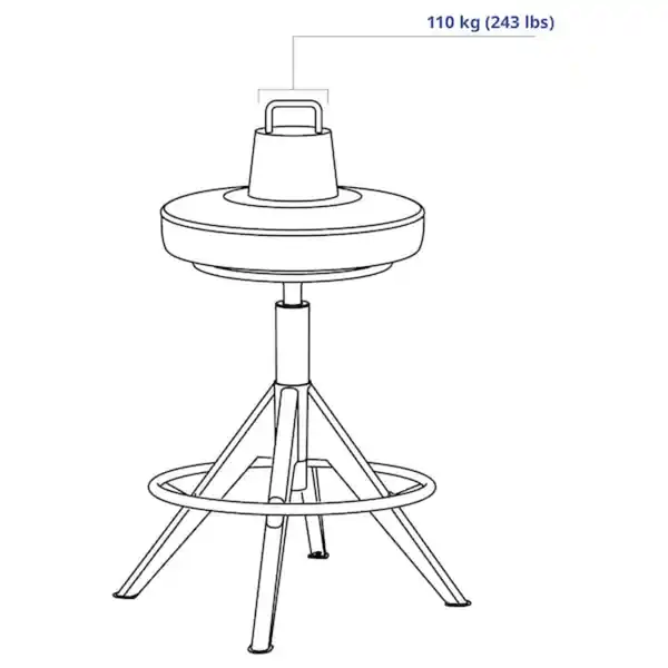 Bild 3 von TROLLBERGET Sitz-/Stehstütze aktiv