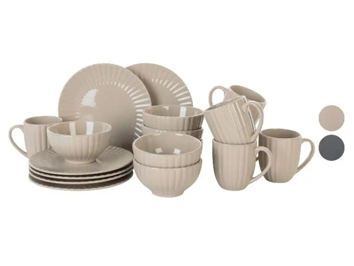 Bild 1 von LIVARNO home Kombiservice, 18-teilig, aus Steingut