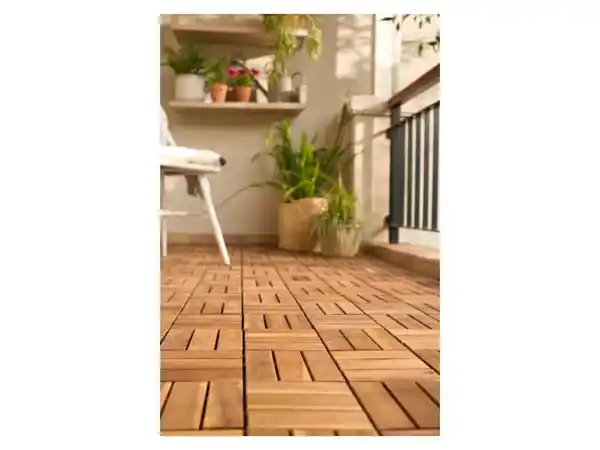 Bild 2 von LIVARNO home Holzfliesen, für außen und innen geeignet