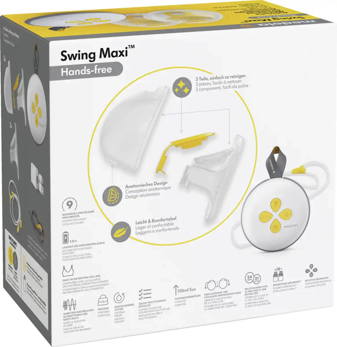 Bild 2 von medela Swing Maxi Hands-free Milchpumpe