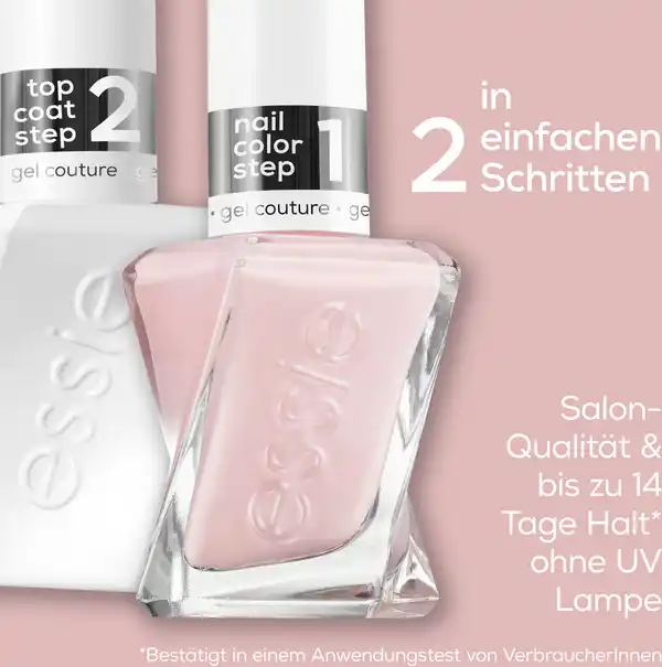 Bild 2 von essie Langanhaltender Nagellack gel couture matte top coat, 13,5 ml