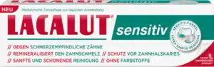 LACALUT sensitiv medizinische Zahncreme, 75 ml