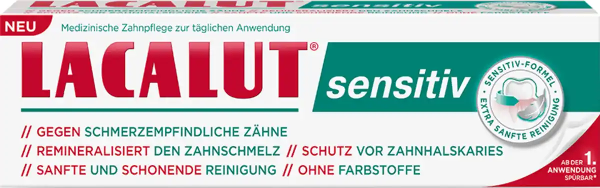 Bild 1 von LACALUT sensitiv medizinische Zahncreme, 75 ml
