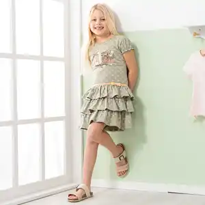 Kinder-Mädchen-Kleid mit Pailletten