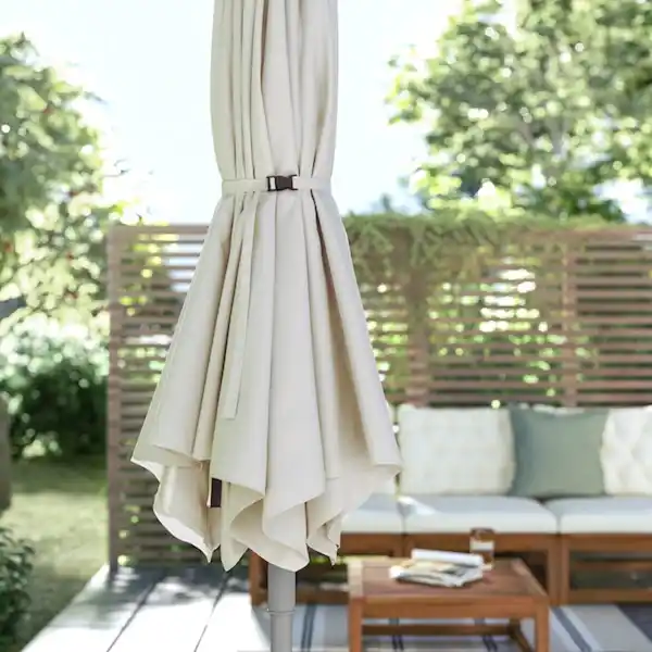 Bild 4 von JOGGESÖ Sonnenschirm, helles Graubeige 300 cm