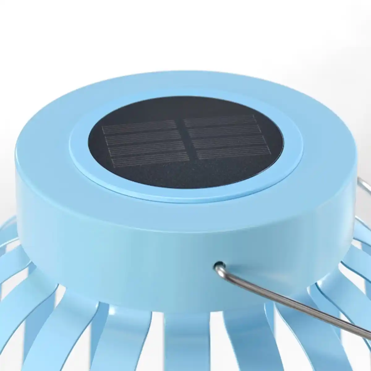 Bild 2 von SOLVINDEN Solarstandleuchte. LED, blau/Streifen 42 cm