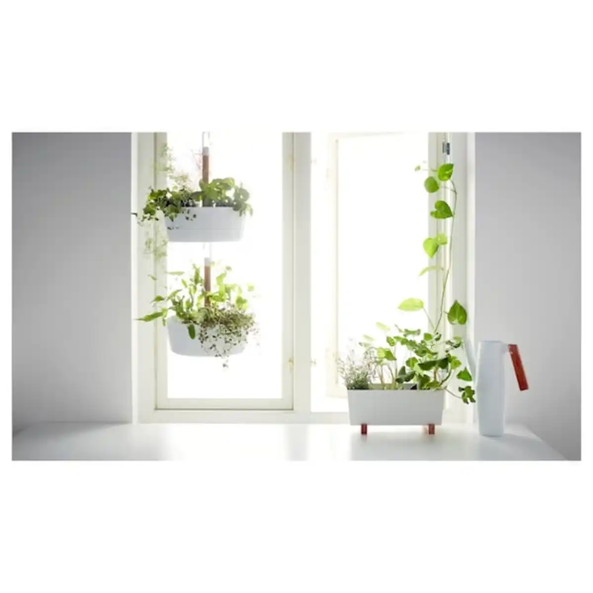 Bild 2 von BITTERGURKA Übertopf, weiß 32x15 cm