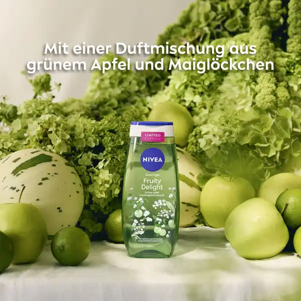 Bild 4 von NIVEA Fruity Delight Grüner Apfel und Maiglöckchenduft Duschgel, 250 ml