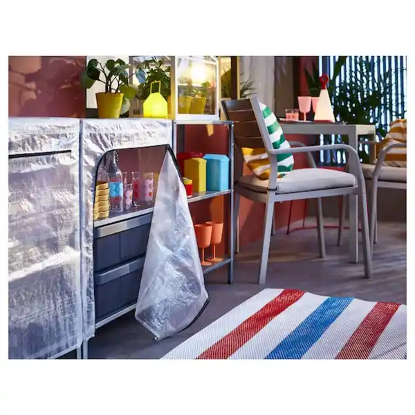 Bild 4 von HYLLIS Regale mit Überzug, transparent 180x27x74-140 cm