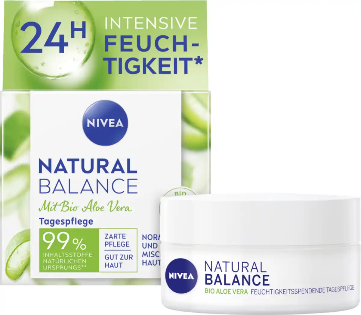 Bild 4 von NIVEA Natural Balance feuchtigkeitsspendende Tagespflege, 50 ml