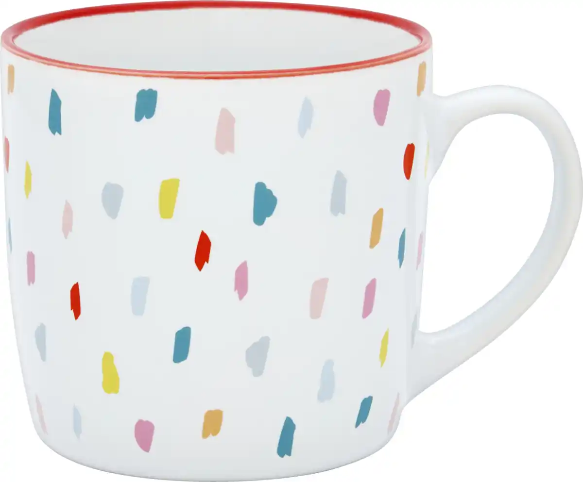 Bild 1 von IDEENWELT Tasse Punkte/ Blume 350 ml
