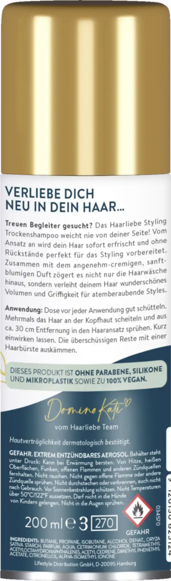 Bild 2 von Haarliebe Styling Trockenshampoo, 200 ml