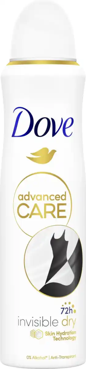 Bild 1 von Dove Advanced Care Anti Transpirant-Spray Invisible Dry, 150 ml
