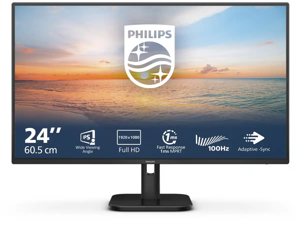 Bild 1 von 24E1N1100A/00 61 cm (24") TFT-Monitor mit LED-Technik schwarz / D