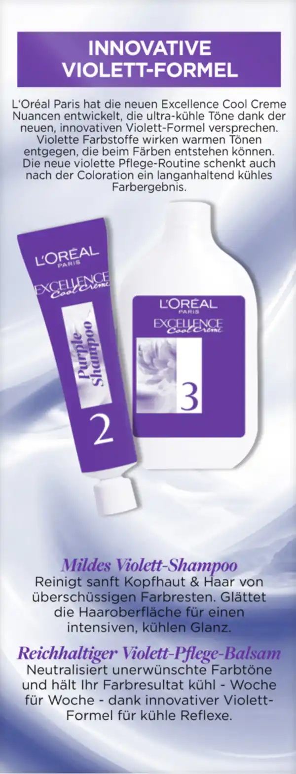 Bild 3 von L’Oréal Paris Excellence Cool Creme 6.11 Ultra kühles Dunkelblond