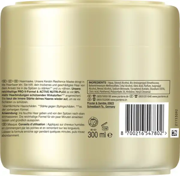 Bild 2 von Pantene Pro-V Haarkur Balsam Unendlich Lang Keratin Reconstruct, 300 ml