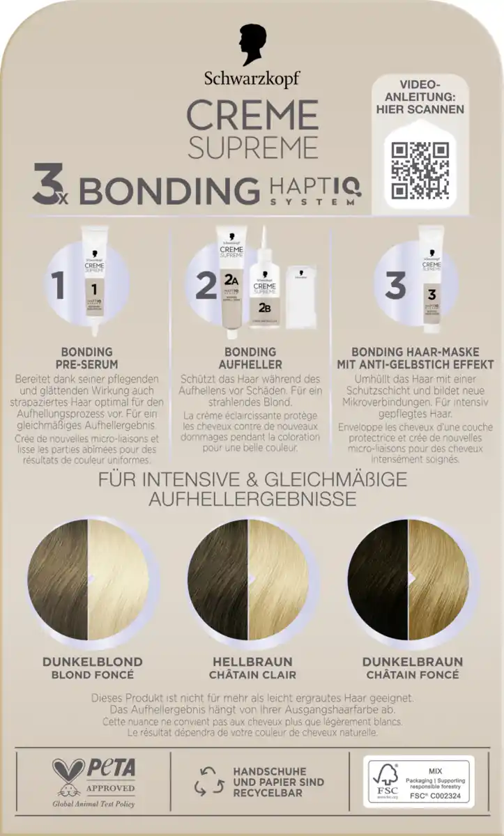 Bild 3 von CREME SUPREME Pflegender Aufheller L1 Extrem Aufheller Plus