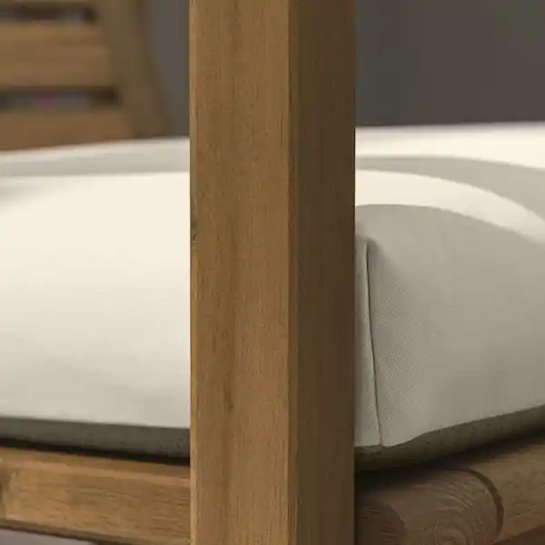 Bild 2 von KUDDARNA Sitzpolster/außen, helles Graubeige 62x62 cm