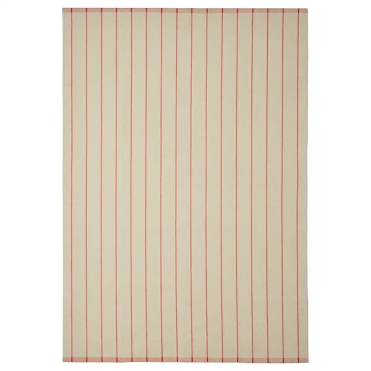 Bild 1 von RIDSTIG Teppich flach gewebt, elfenbeinweiß/rot 170x240 cm