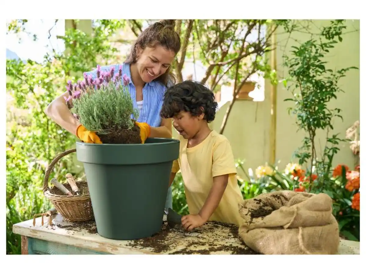 Bild 2 von PARKSIDE® Blumentopf, aus 100 % recyceltem Plastik