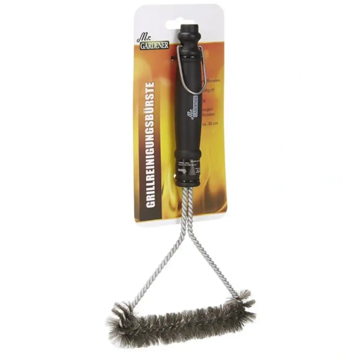 Bild 3 von Mr. GARDENER Grillbürste, Edelstahl/Kunststoff, Breite: 17 cm