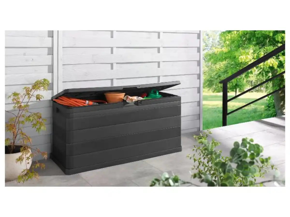 Bild 3 von LIVARNO home Gartenbox, im Holzlamellen-Design
