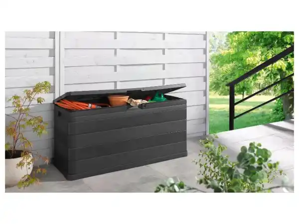 Bild 3 von LIVARNO home Gartenbox, im Holzlamellen-Design