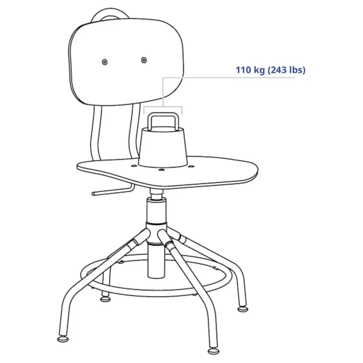 Bild 3 von KULLABERG Drehstuhl