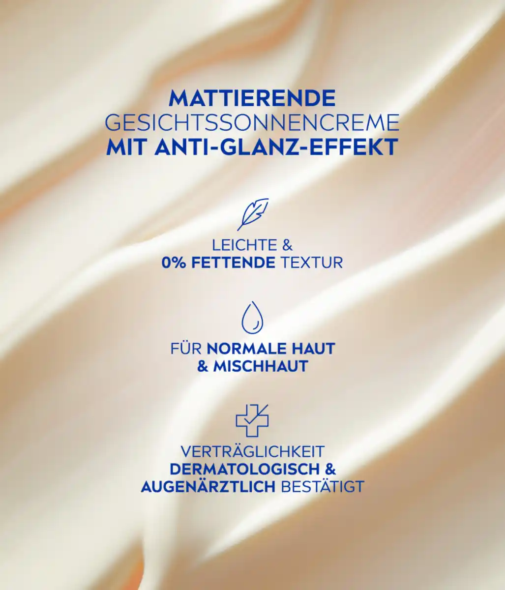 Bild 4 von NIVEA SUN UV Gesicht mattierender Sonnenschutz LSF 50, 50 ml