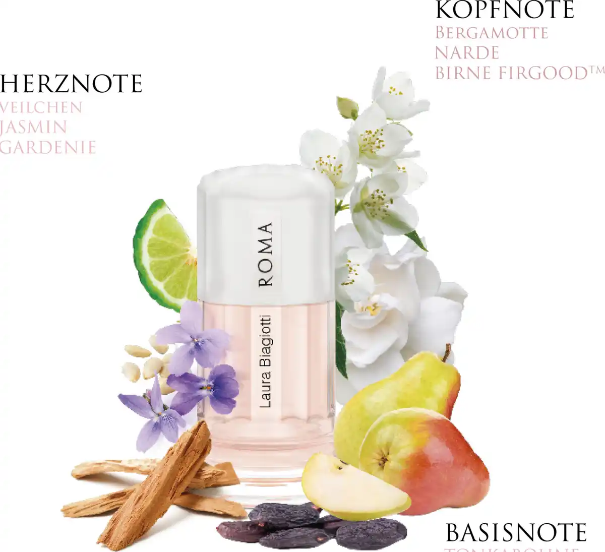 Bild 2 von Laura Biagiotti Roma Fiori Bianchi, EdT 50 ml