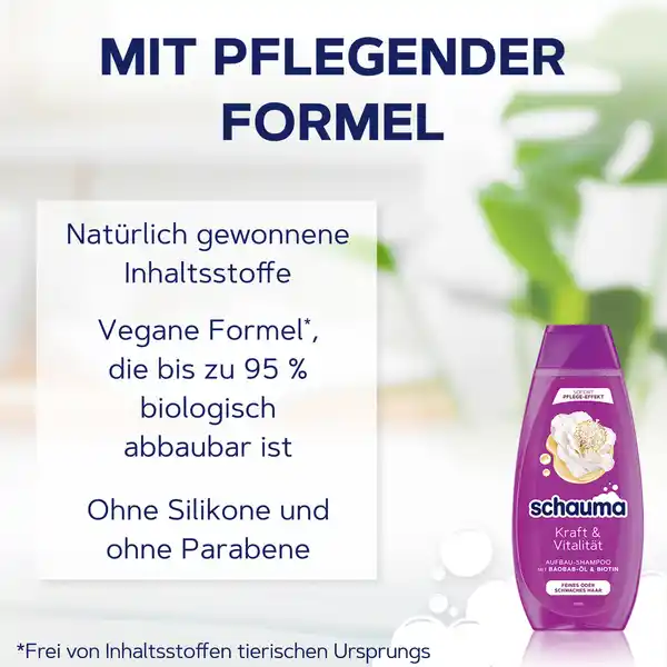 Bild 3 von Schauma Shampoo Kraft & Vitalität, 400 ml