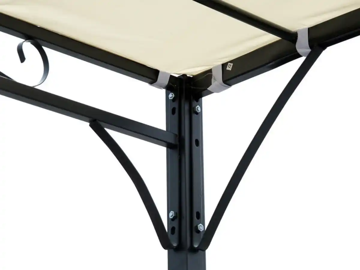 Bild 4 von Outsunny Terrassenüberdachung in geschwungener Form