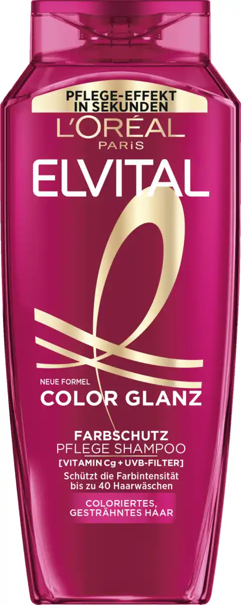 Bild 1 von L’Oréal Paris Elvital Color Glanz Pflege Farbschutz Shampoo, 400 ml