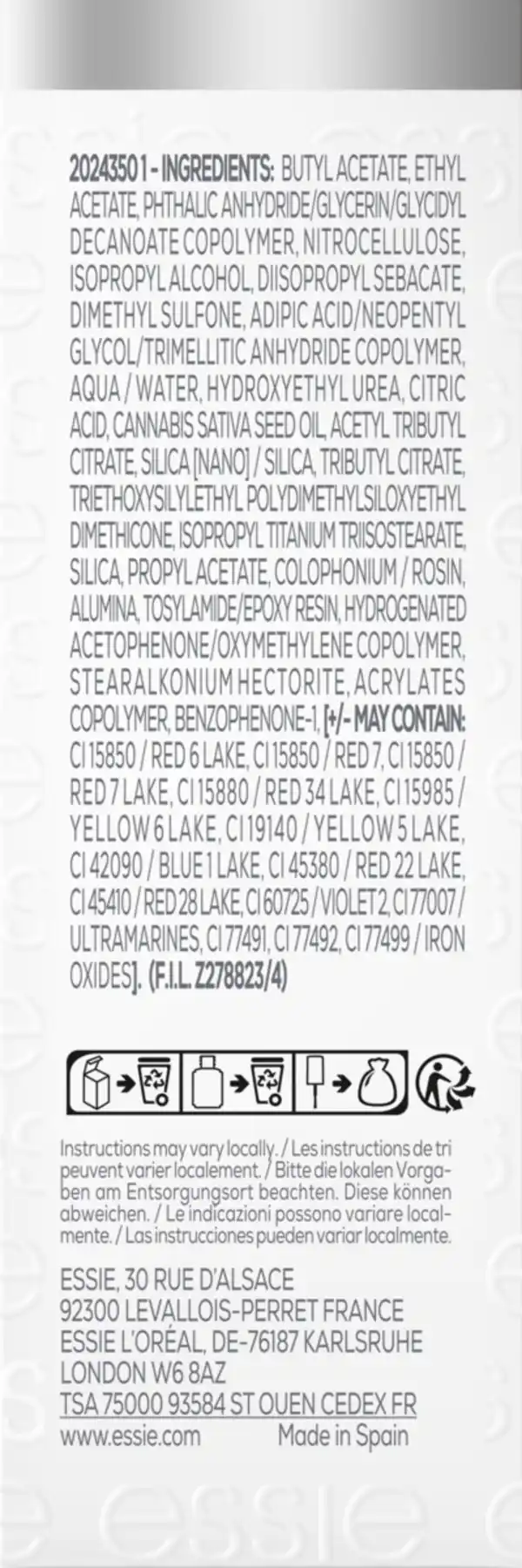 Bild 2 von essie Nagelhärter hart to resist violett, 13,5 ml