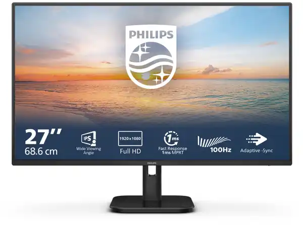 Bild 1 von 27E1N1100A/00 69 cm (27") TFT-Monitor mit LED-Technik schwarz / D