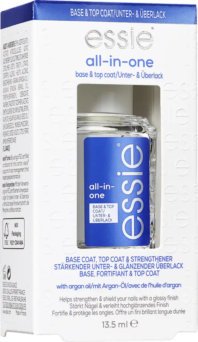 Bild 1 von essie Über- und Unterlack All-In-1 Base & Top Coat, 13,5 ml