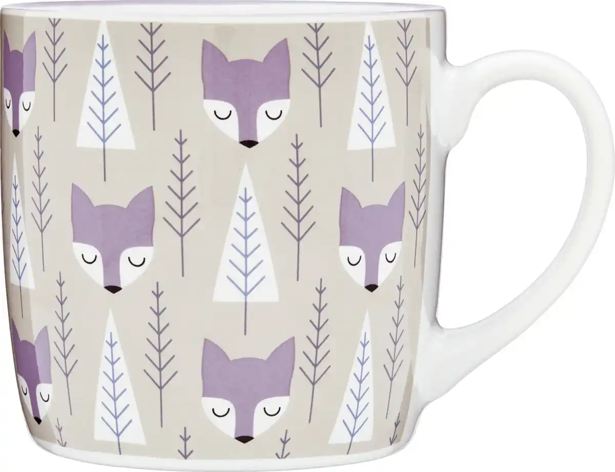 Bild 1 von IDEENWELT Standard Becher Blumen/Fuchs 350 ml