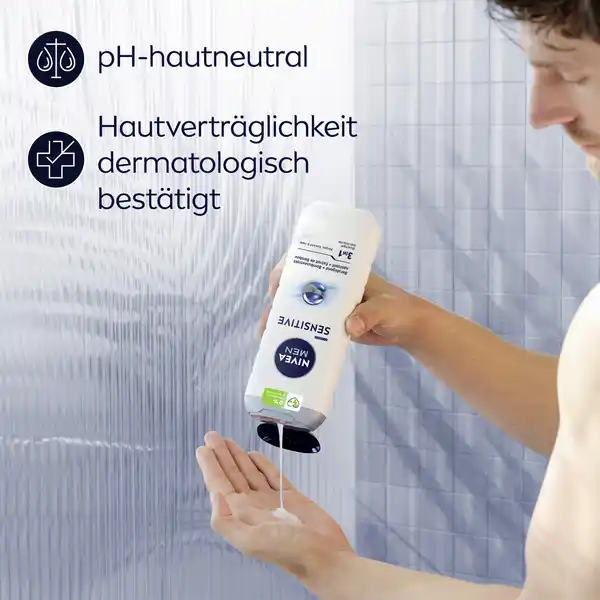 Bild 3 von NIVEA MEN 3in1 Duschgel Sensitive, 250 ml