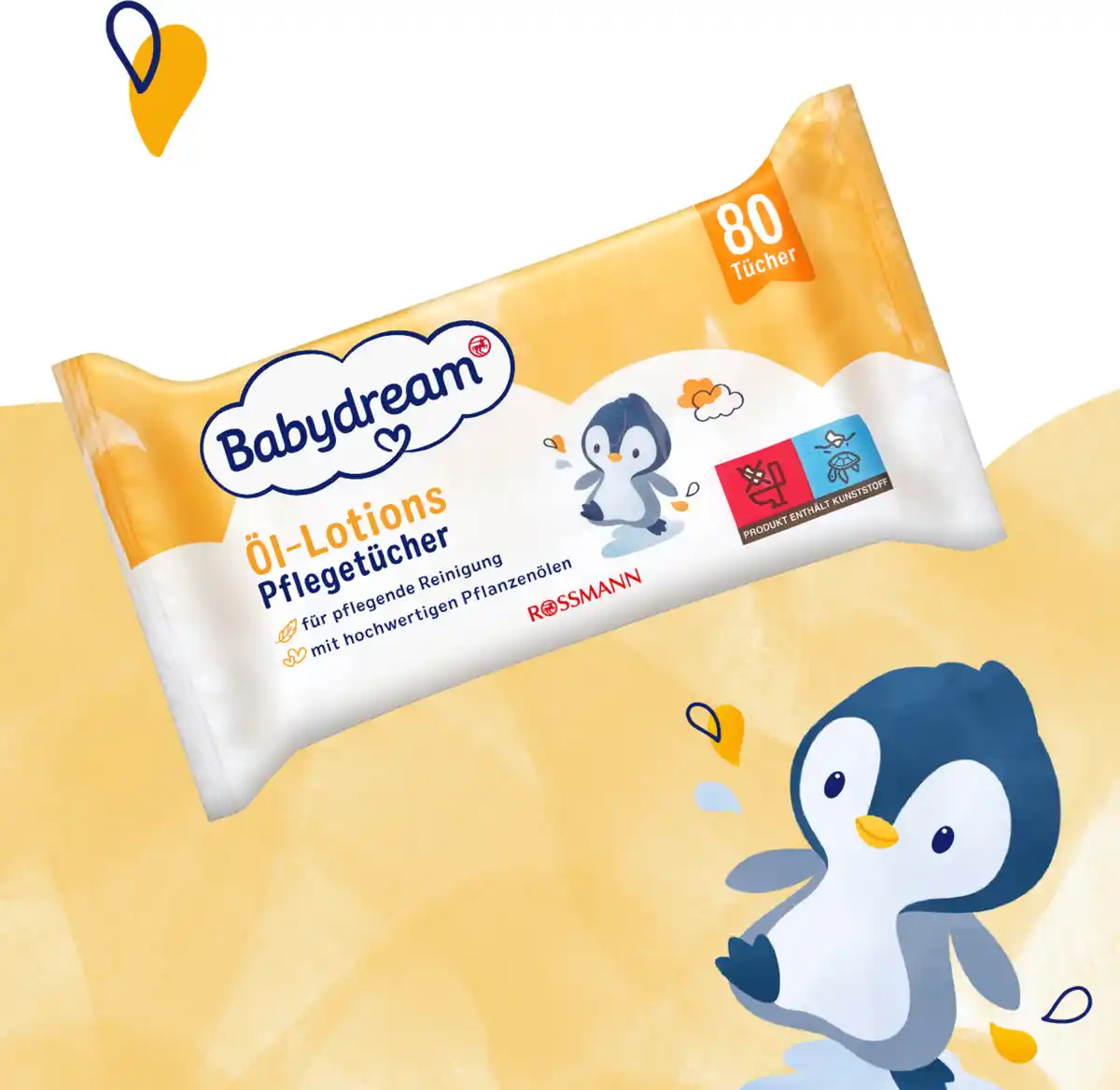 Bild 2 von Babydream Öl-Lotionstücher