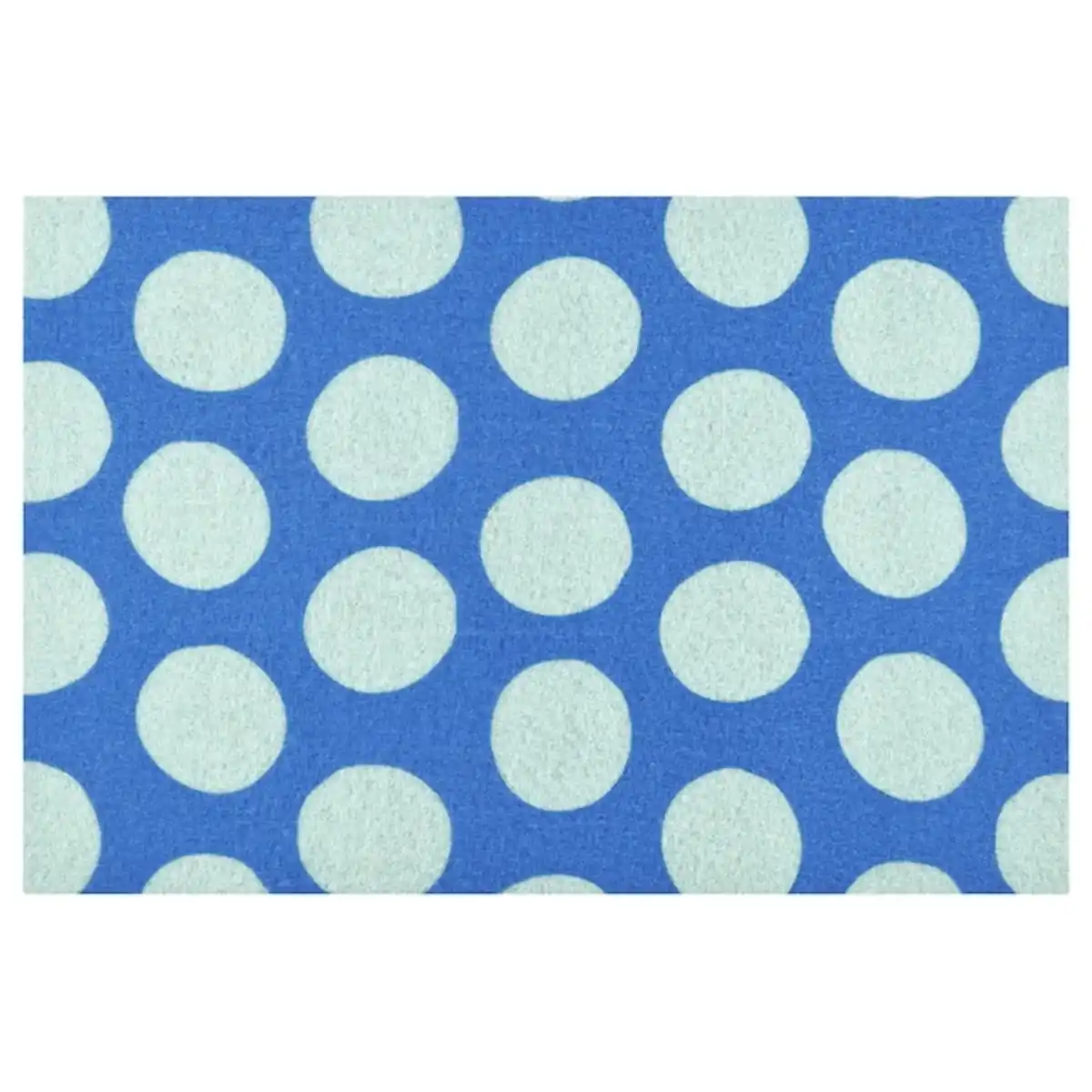 Bild 1 von KÖRFÄLTSPIL Fußmatte, blau grün/Kreise 40x60 cm