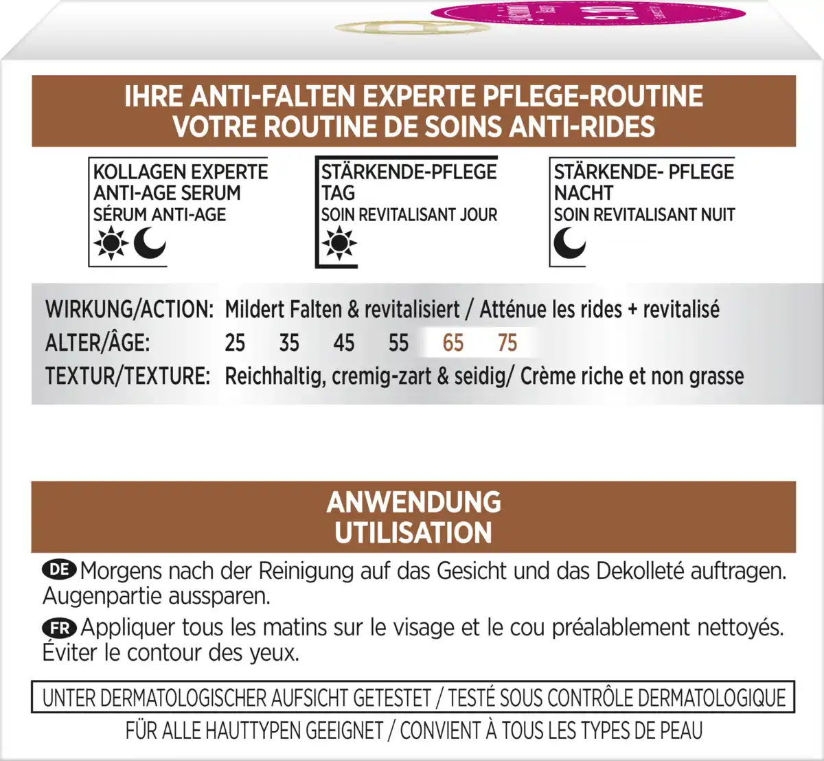 Bild 3 von L’Oréal Paris Gesichtscreme Anti-Falten Experte 65+ Tagespflege, 50 ml