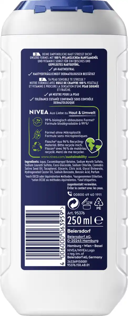 Bild 2 von NIVEA MEN Pflegedusche 3in1 Sensitive Pro schützt effektiv, 250 ml