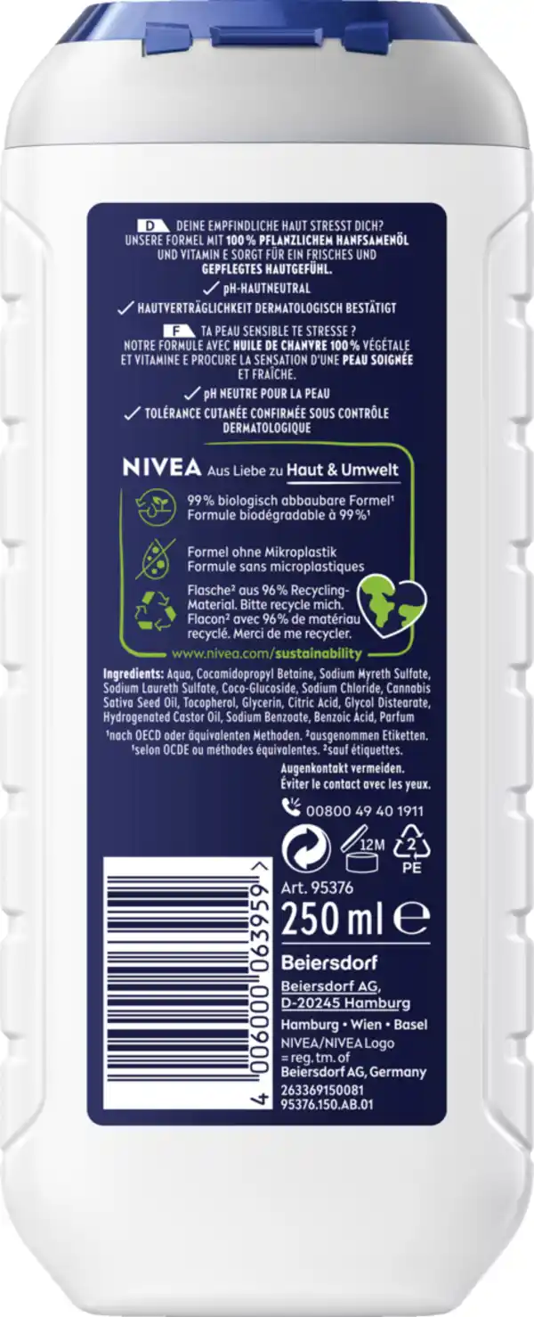Bild 2 von NIVEA MEN Pflegedusche 3in1 Sensitive Pro schützt effektiv, 250 ml