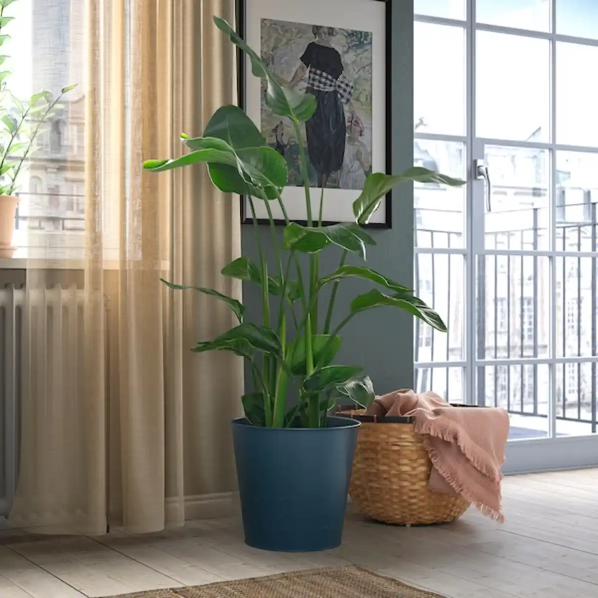 Bild 2 von ÅKERBÄR Übertopf, drinnen/draußen dunkelblau 32 cm